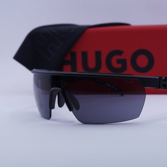 Hugo Boss HG 1284/S 0807 IR Shield Sunglasses - Black/Grey - Picture 4 of 10